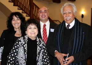 Left to right: Andrea Press, SoCal Sister Cities founder Thelma Press, SoCal Sister Cities 1st Vice-President Anthony Al-Jamie, SoCal Sister Cities President Gil Garcia