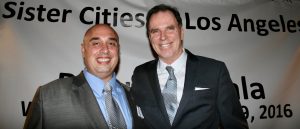 Sister Cities International Southern California Chapter President Anthony Al-Jamie with SCOLA Chairman Tom Gilmore