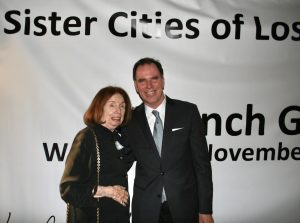 Sister Cities International California State Representative Kathleen Roche-Tansey with SCOLA Chairman Tom Gilmore